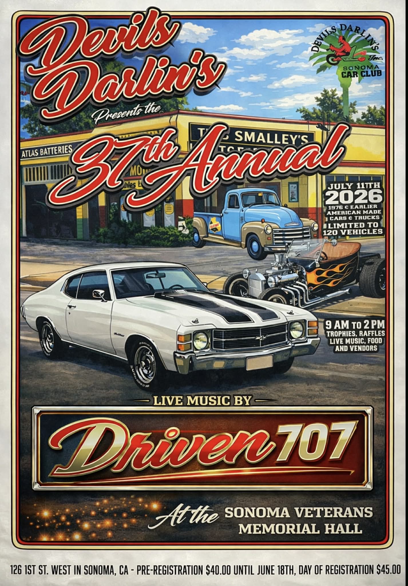 Driven 707 at Devils Darlin's 37th Annual Car Show